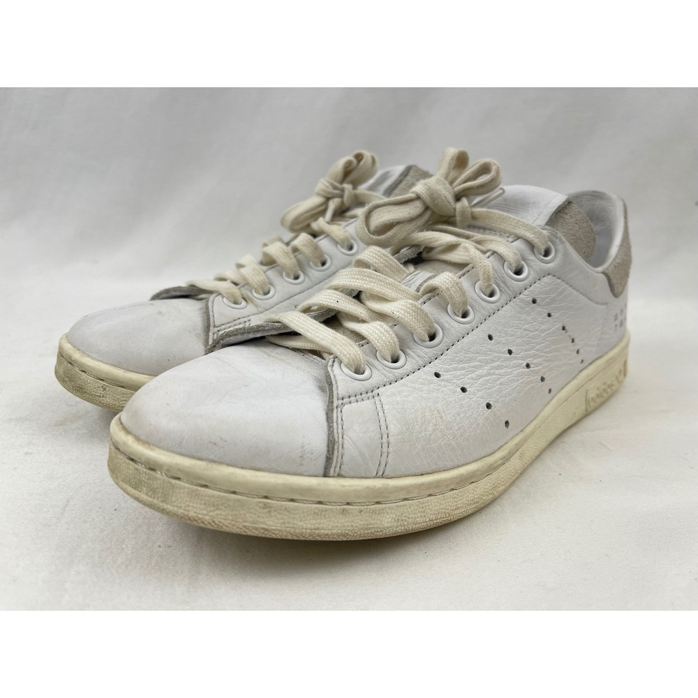 Adidas Stan Smith Recon Men Size 7 White Grey Leather Premium Low Top Sneaker